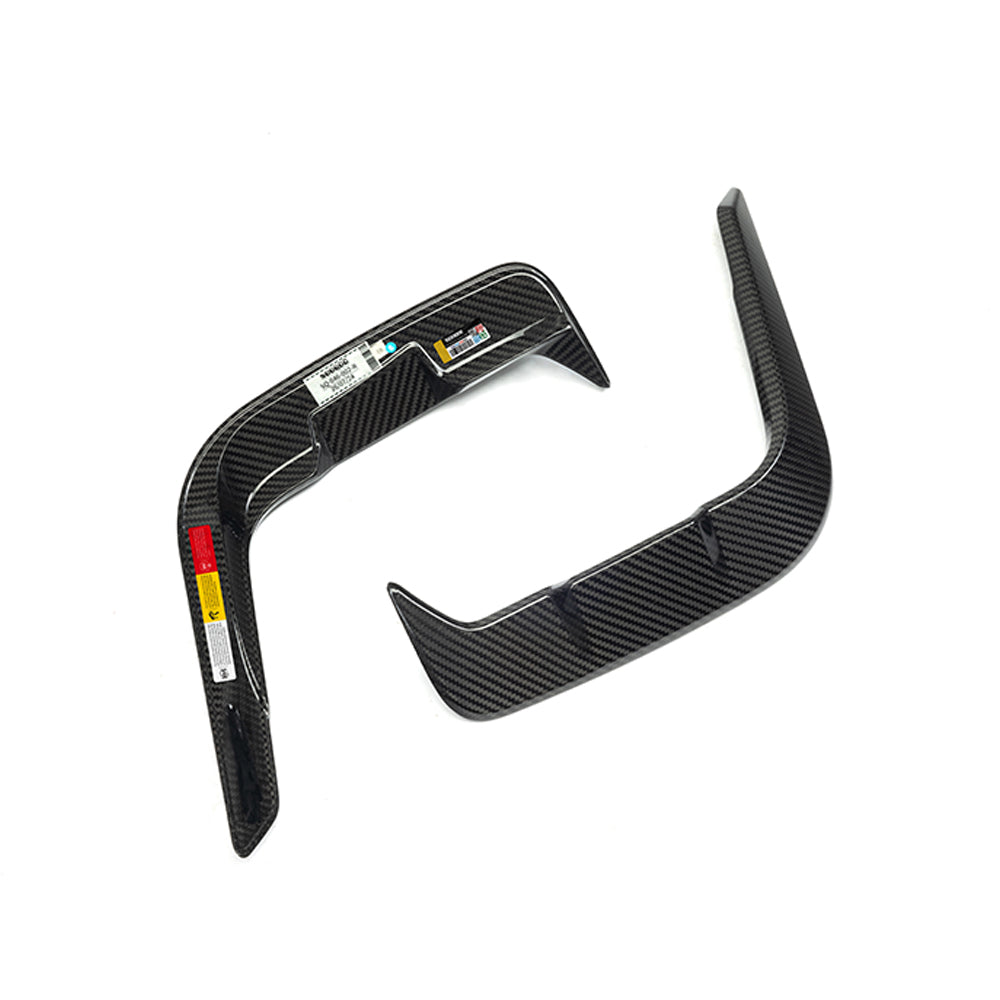 SOOQOO Prepreg Carbon Fiber Front Bumper Inserts Compatible With BMW Z4 (G29/G29 LCI)