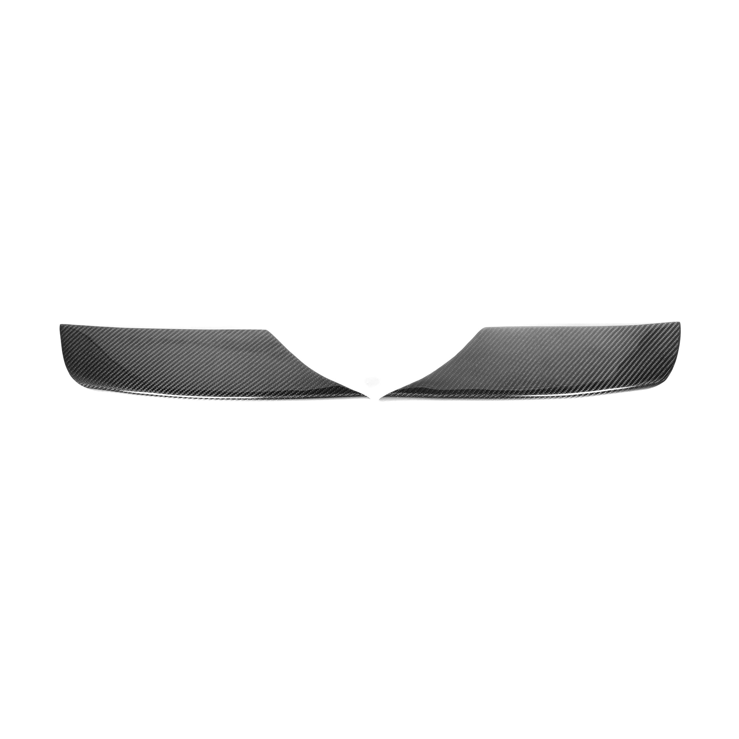 V1 Carbon Fiber Front Bumper Upper Trims - Compatible with BMW M6 (F06/F12/F13)