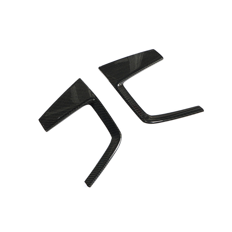 Contour d'aération avant en fibre de carbone V1 compatible avec Audi A4/S4 (B9.5)