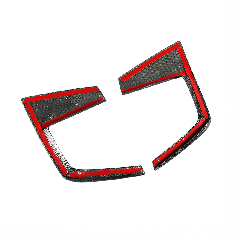 Contour d'aération avant en fibre de carbone V1 compatible avec Audi A4/S4 (B9.5)