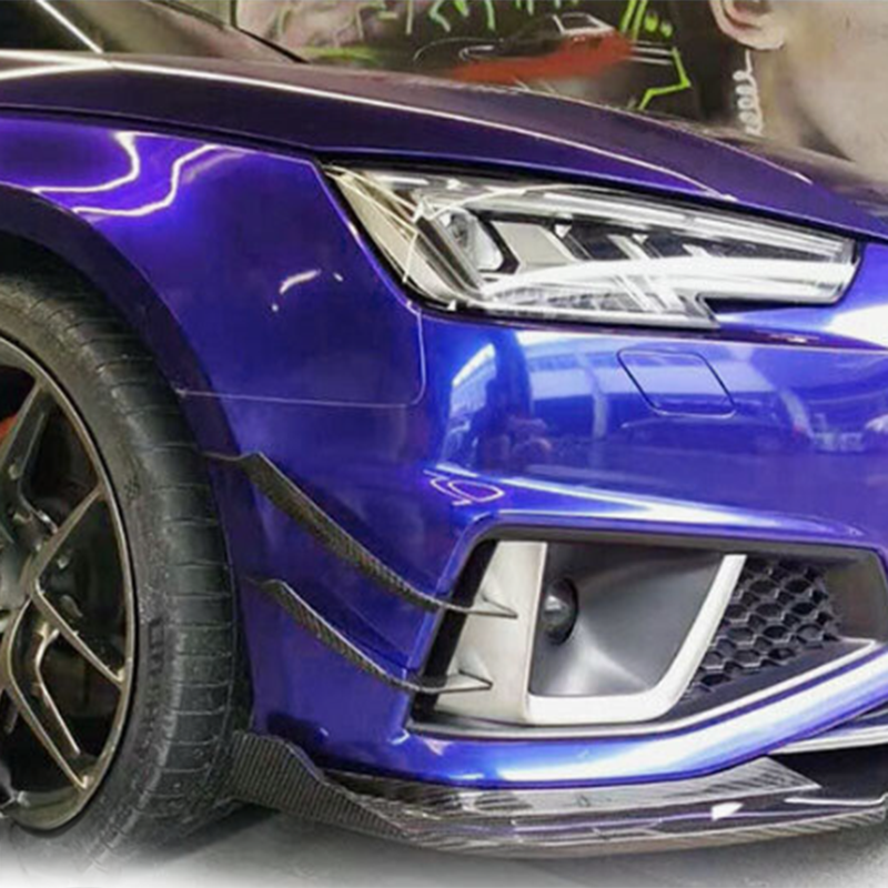 Audi A4/S4 (B9.5) V2 Carbon Fiber Front Canards
