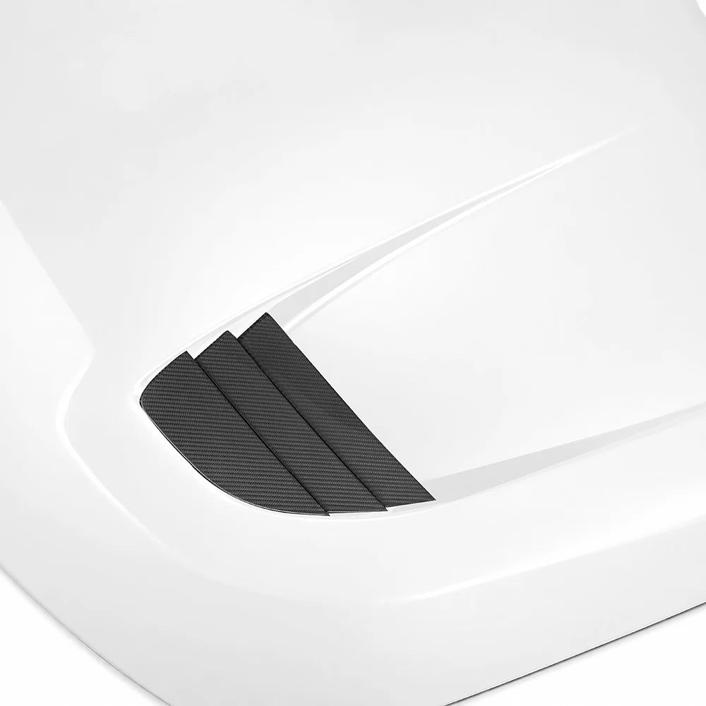 SOOQOO kulfiber motorhjelmsudskiftning - kompatibel med BMW M2 (G87)