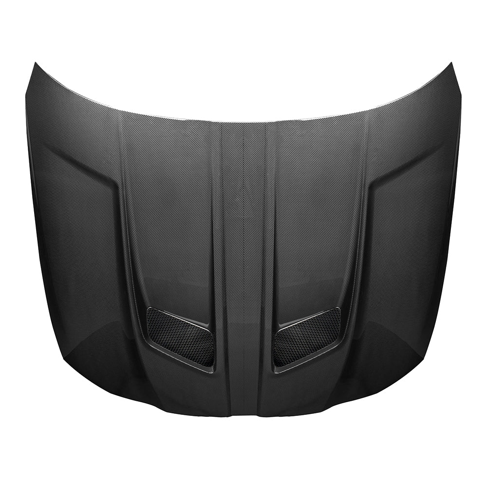 SOOQOO Vented Carbon Fiber Hood - Compatible with BMW M3/M4 (G80/G81/G82/G83)