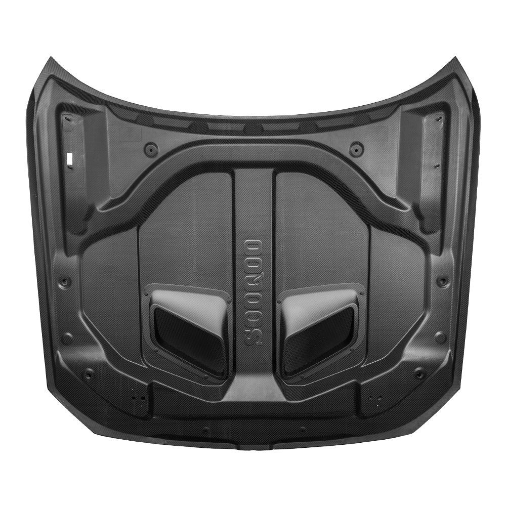 SOOQOO Vented Carbon Fiber Hood - Compatible with BMW M3/M4 (G80/G81/G82/G83)