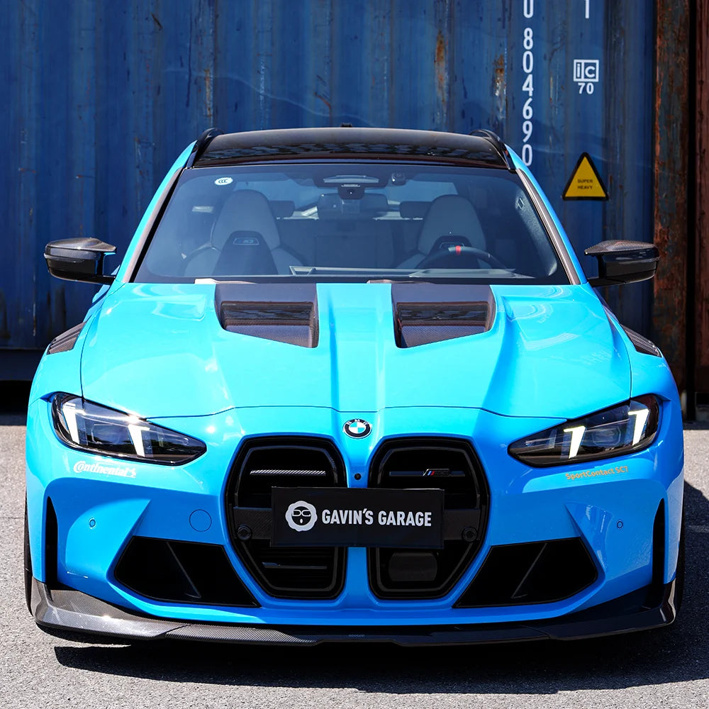 SOOQOO Vented Carbon Fiber Hood - Compatible with BMW M3/M4 (G80/G81/G82/G83)