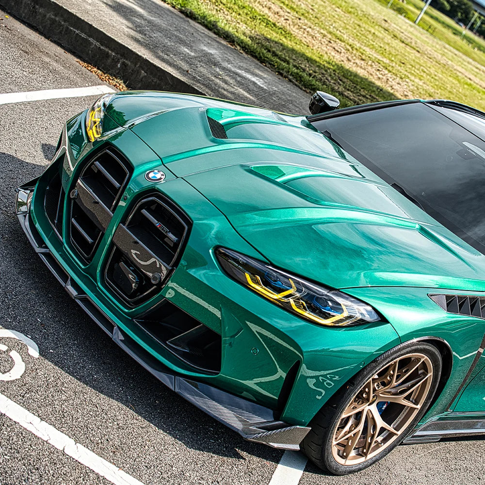 SOOQOO Vented Carbon Fiber Hood - Compatible with BMW M3/M4 (G80/G81/G82/G83)