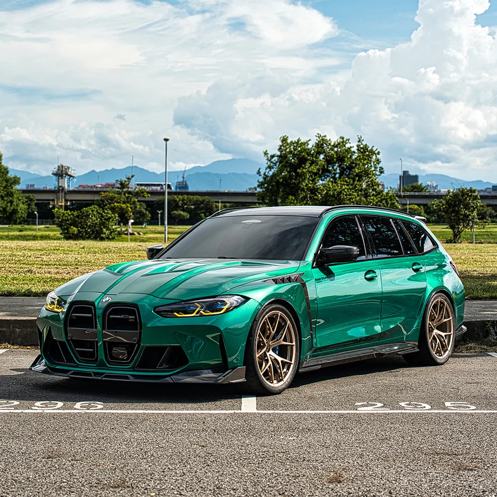 SOOQOO Vented Carbon Fiber Hood - Compatible with BMW M3/M4 (G80/G81/G82/G83)