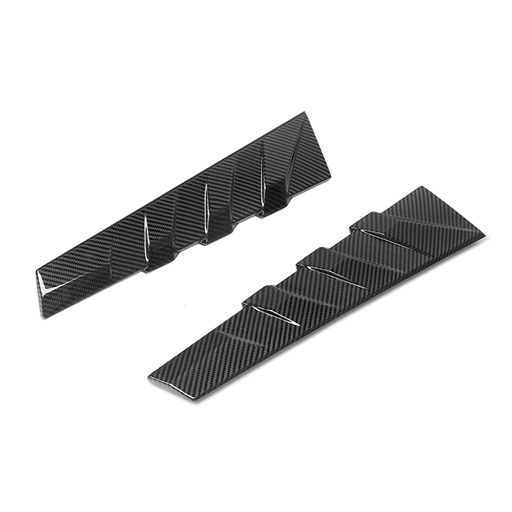 SOOQOO Prepreg Carbon Fiber Rear Window Fins Compatible With BMW 3 Series/M3 (G21/G21 LCI/G81/G81 LCI)