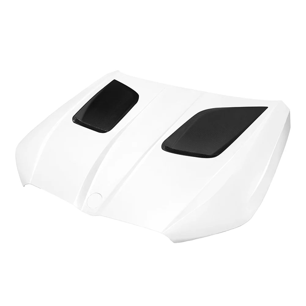 SOOQOO Carbon Fiber Vented Hood - Compatible with BMW 5 Series (G60/G61)
