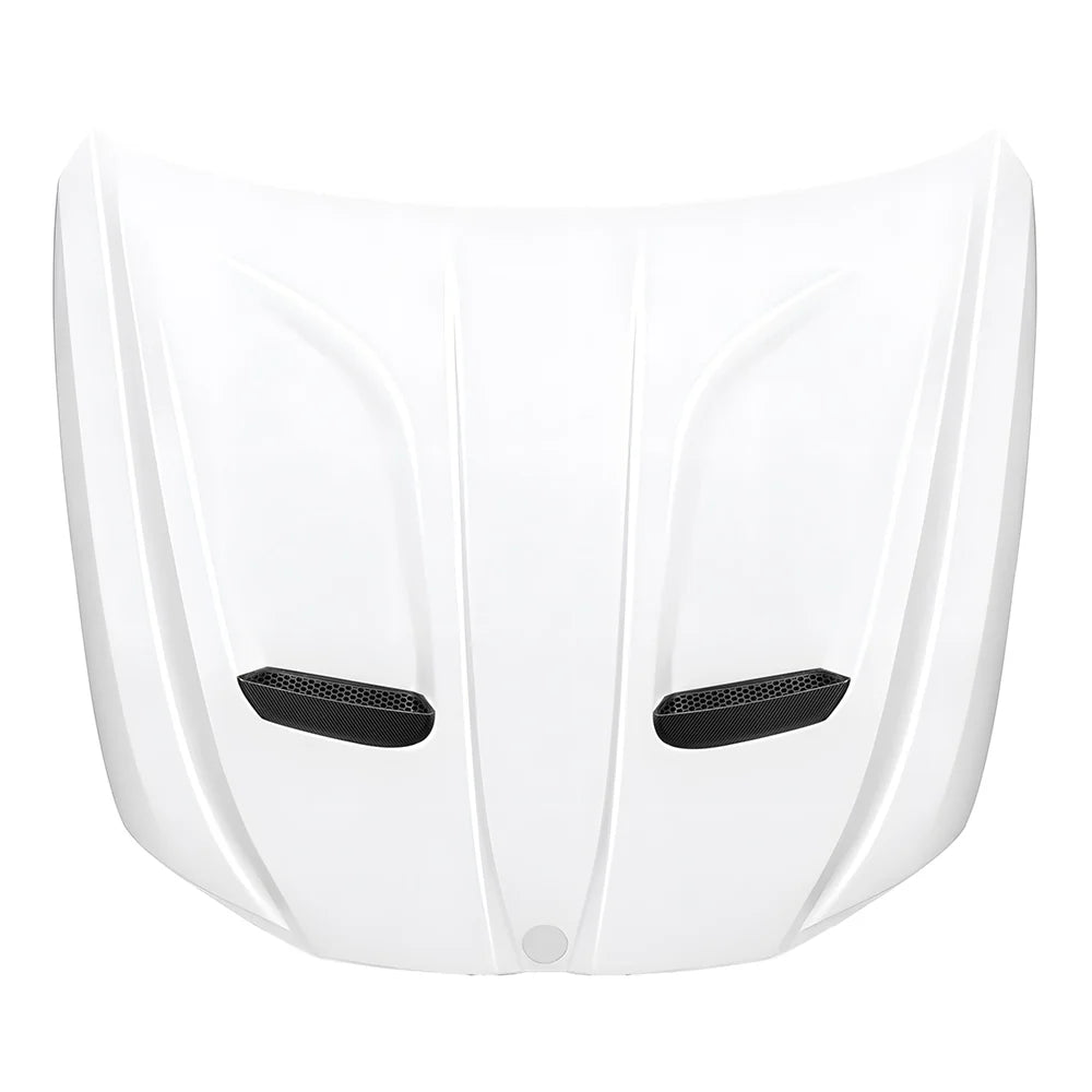 SOOQOO Carbon Fiber Vented Hood - Compatible with BMW 5 Series (G60/G61)