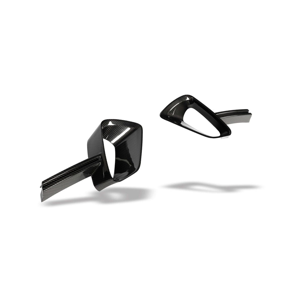 RevoZport Carbon Fiber Front Bumper Vents Compatible With Mercedes-AMG GT 63 S X290
