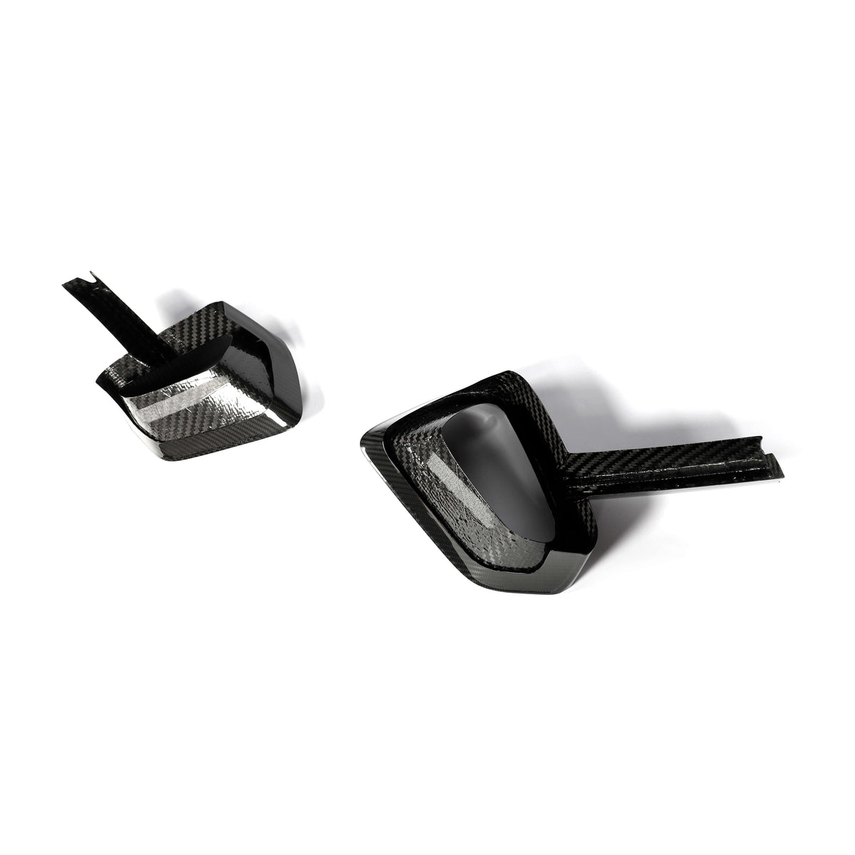RevoZport Carbon Fiber Front Bumper Vents Compatible With Mercedes-AMG GT 63 S X290