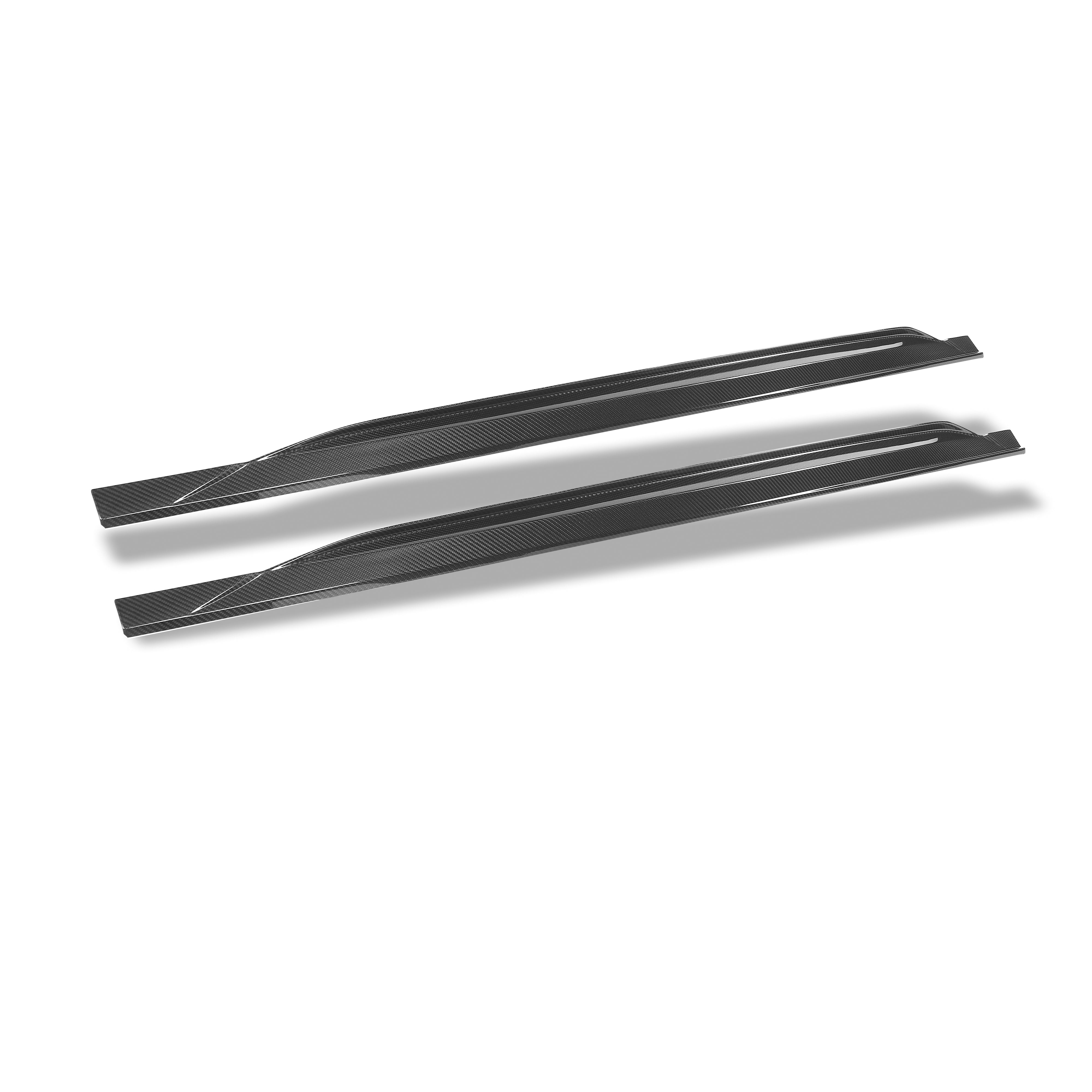 RevoZport Carbon Fiber Side Skirts Compatible With Audi RS3 8Y Sportback