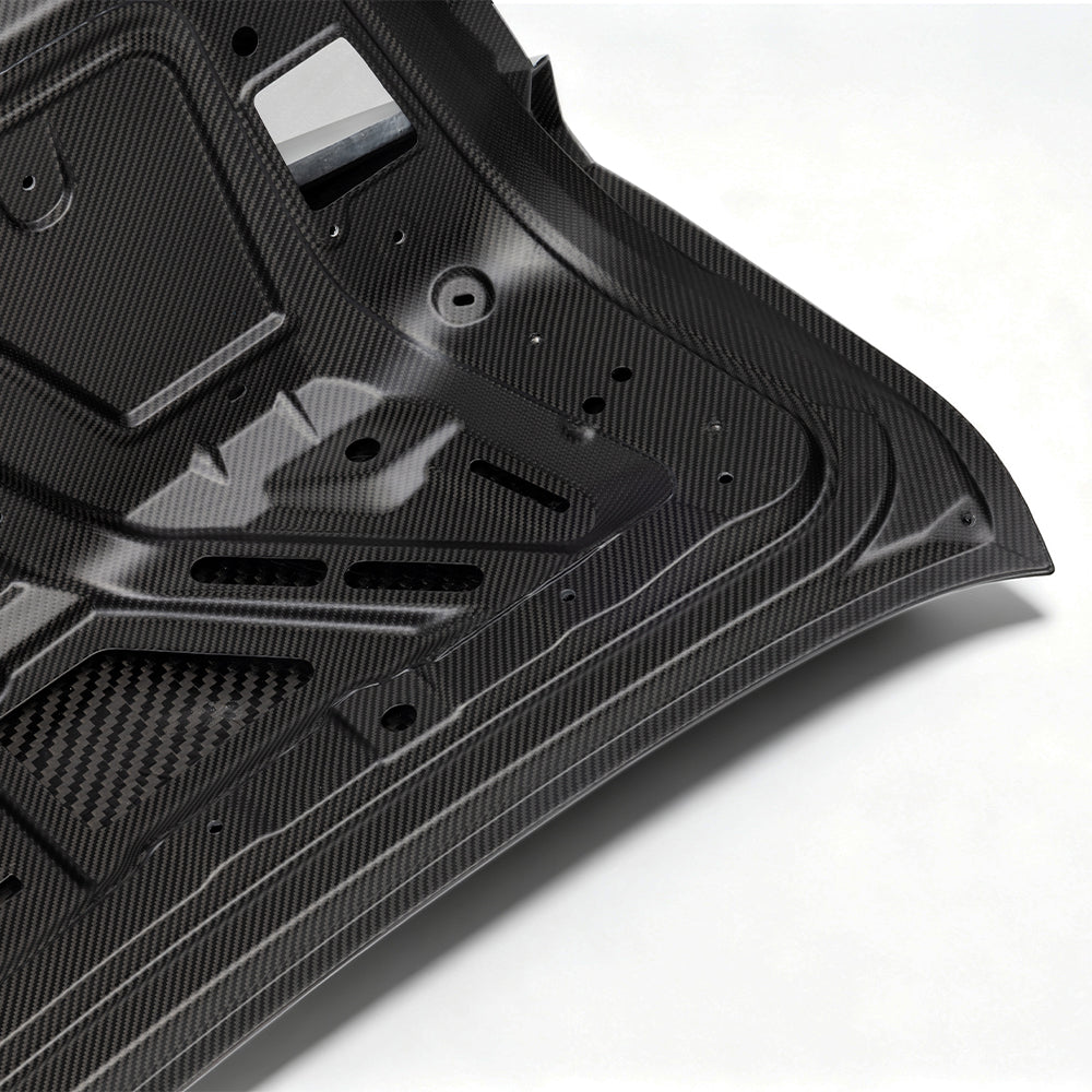 SOOQOO Prepreg Carbon Fiber Rear Trunk Lid Compatible With BMW 4 Series/M4 (G22/G22 LCI/G82/G82 LCI)