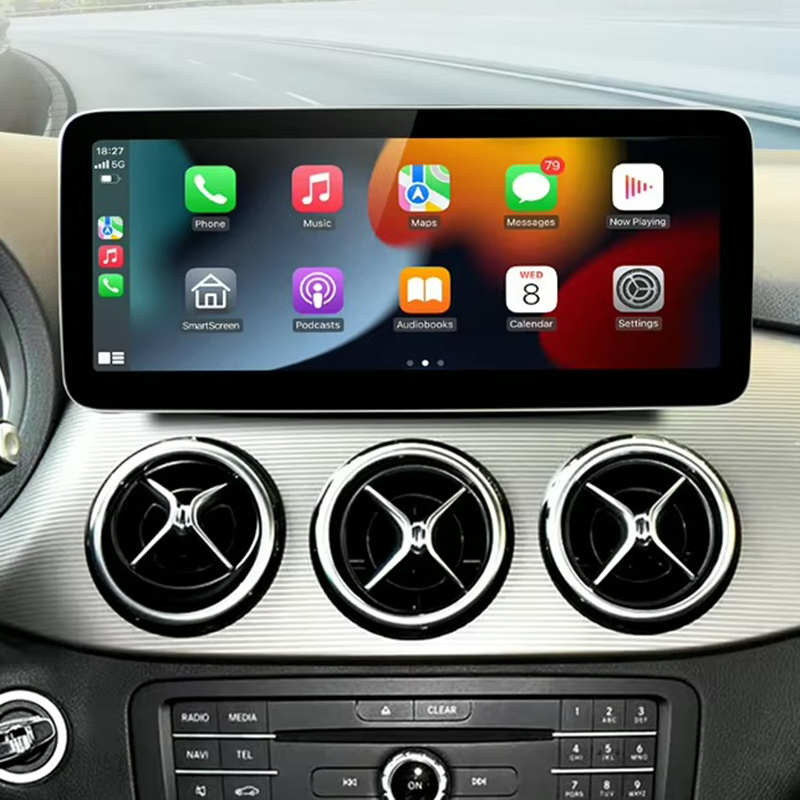 Αναβάθμιση οθόνης CarTab 12.3” με ασύρματο Apple CarPlay και Android Auto | Plug & Play | Συμβατή με Mercedes A, CLA, GLA, C, GLC και V-Class