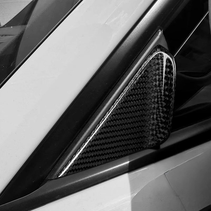 A-Pillar Anti-Wind Buffeting Kit Carbon Fiber Cover Compatible With Porsche Carrera/Targa/Convertible 911 (992.1/992.2)