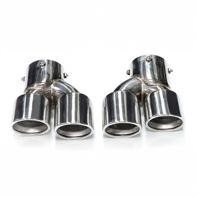 V1 Black Exhaust Tips - Compatible with BMW 3 Series M340I/M340D (G20/G21)