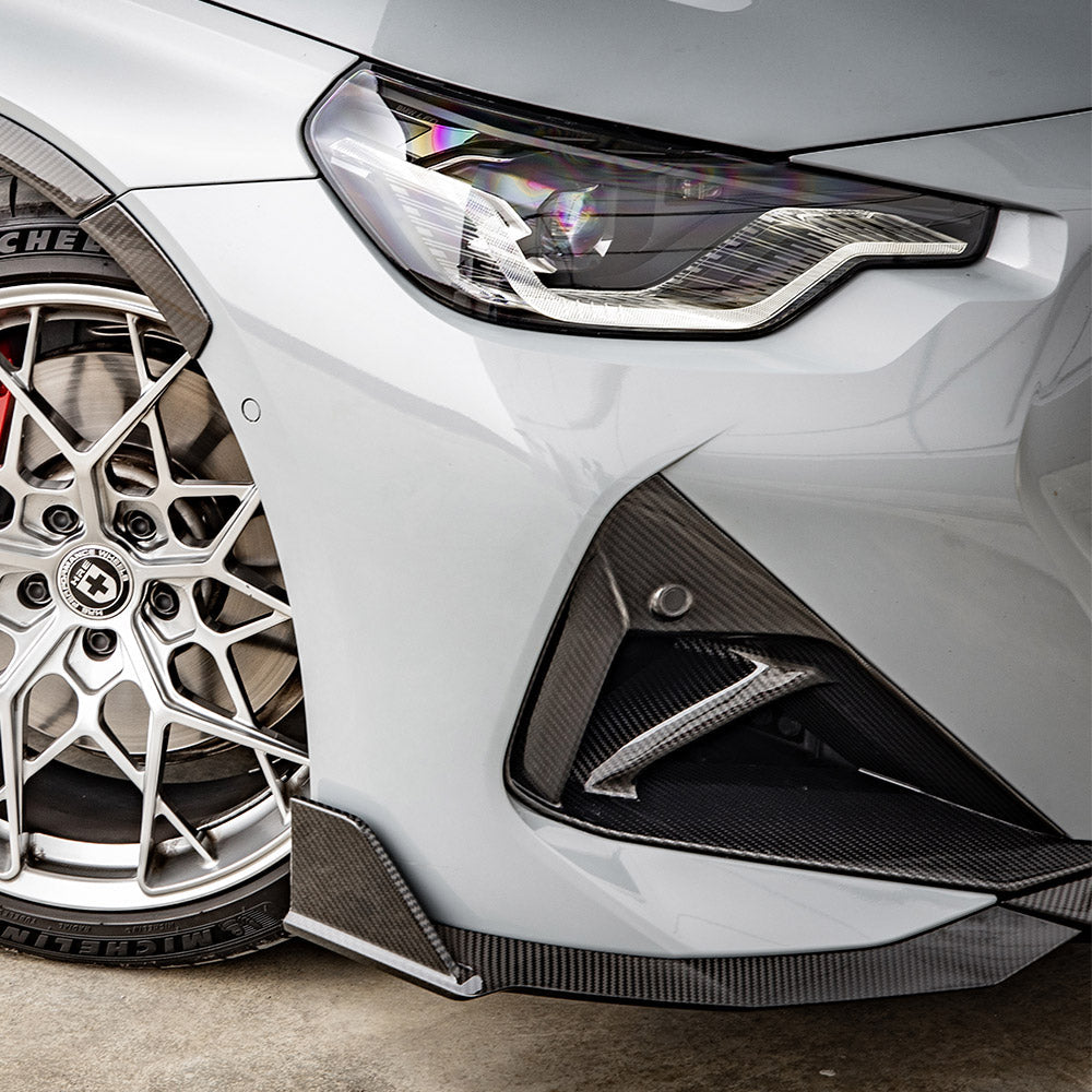 SOOQOO Prepreg Carbon Fiber Front Air Inlets Compatible With BMW 2 Series (G42)