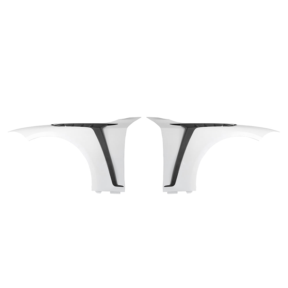 SOOQOO Prepreg Carbon Fiber Side Fenders Compatible With BMW M4 (G82/G82 LCI/G83/G83 LCI)