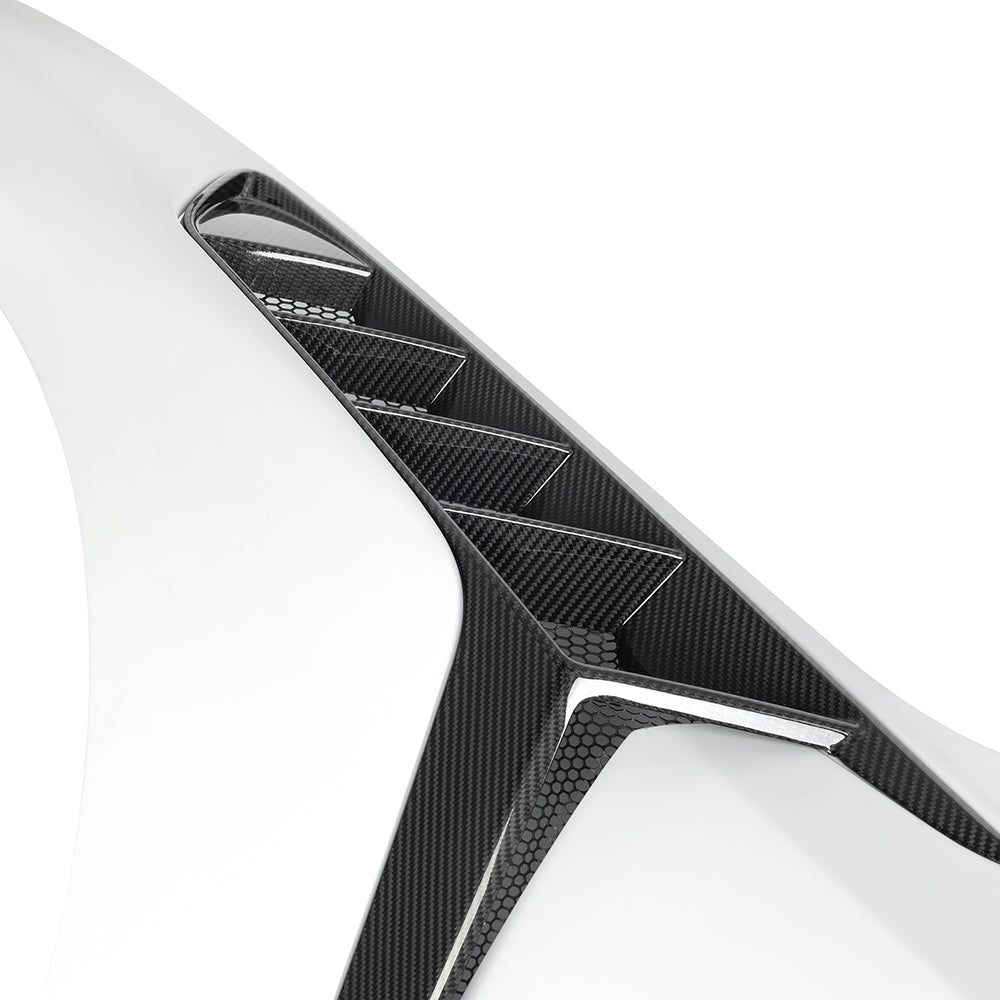 SOOQOO Prepreg Carbon Fiber Side Fenders Compatible With BMW M4 (G82/G82 LCI/G83/G83 LCI)