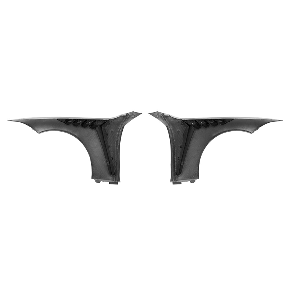 SOOQOO Prepreg Carbon Fiber Side Fenders Compatible With BMW M4 (G82/G82 LCI/G83/G83 LCI)