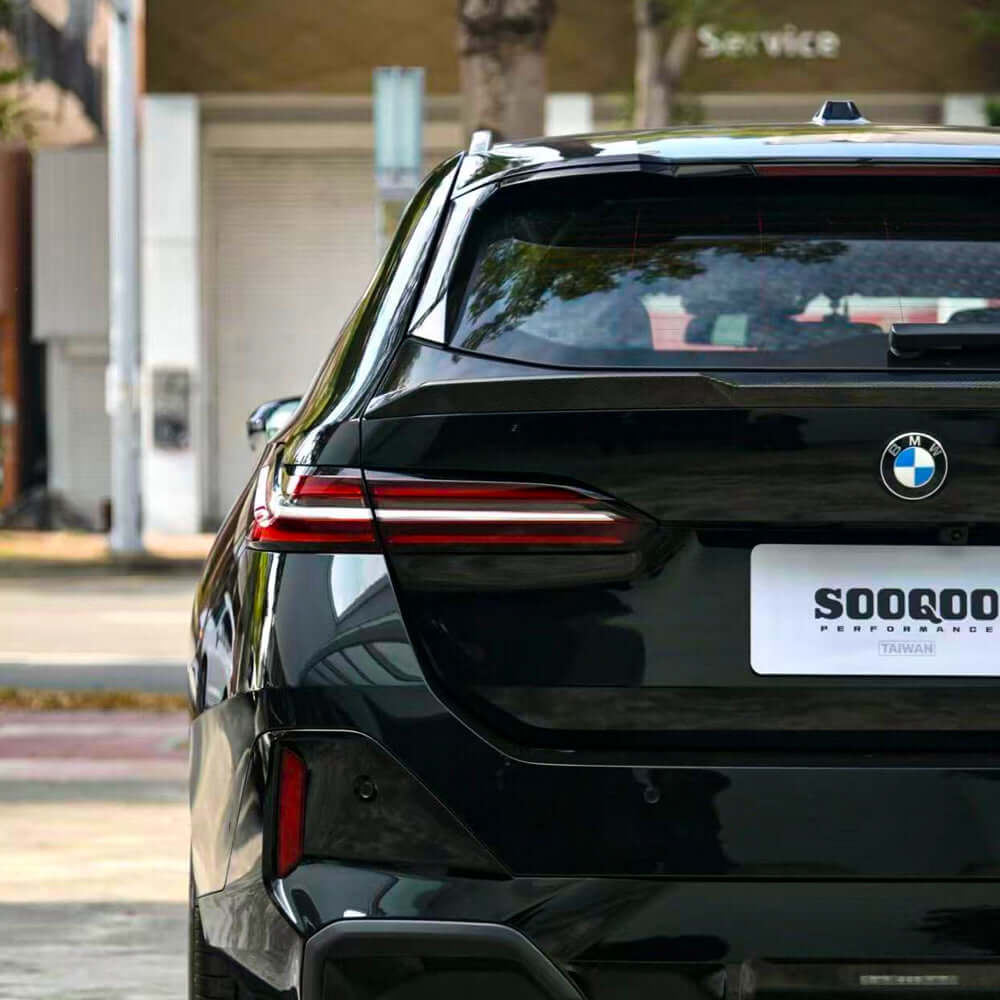 SOOQOO Prepreg Carbon Fiber Rear Spoiler Compatible With BMW 5 Series/M5 (G61/G99)
