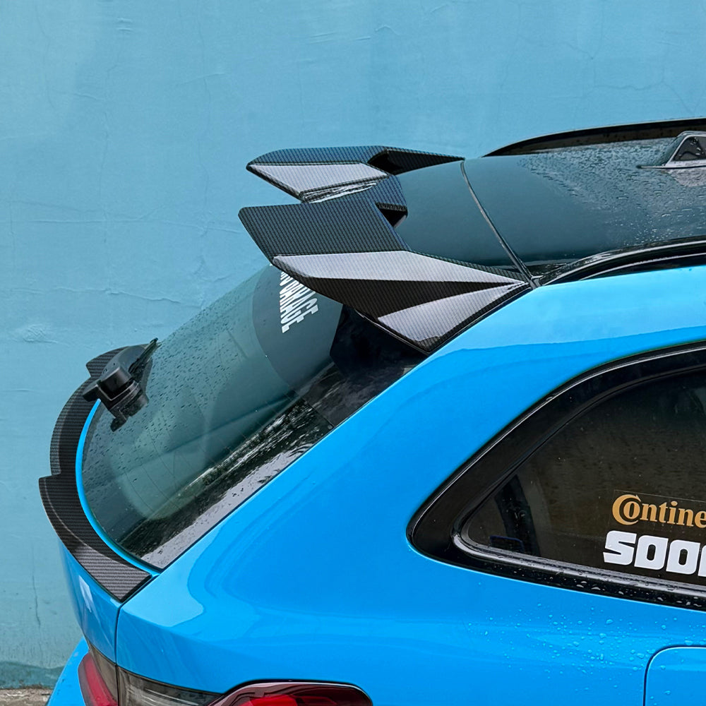 SOOQOO V2 Prepreg Carbon Fiber Rear Roof Spoiler Compatible With BMW 3 Series/M3 (G21/G21 LCI/G81/G81 LCI)