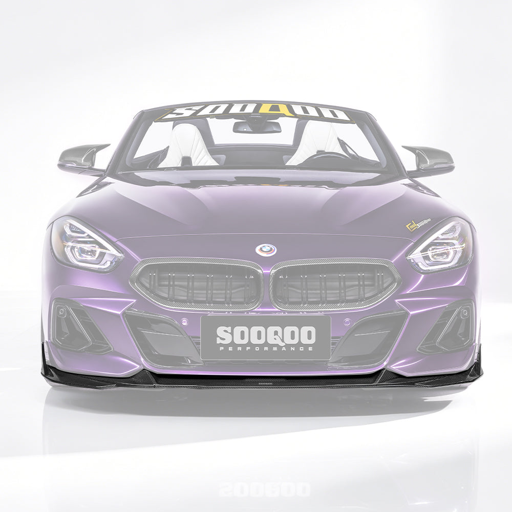 SOOQOO SQ Style Prepreg Carbon Fiber Front Lip Compatible With BMW Z4 (G29)