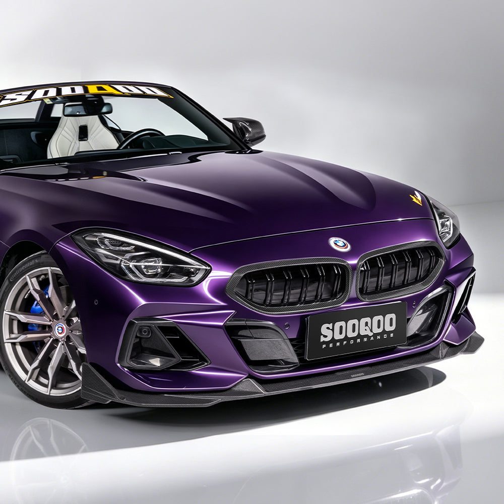 SOOQOO SQ Style Prepreg Carbon Fiber Front Lip Compatible With BMW Z4 (G29)