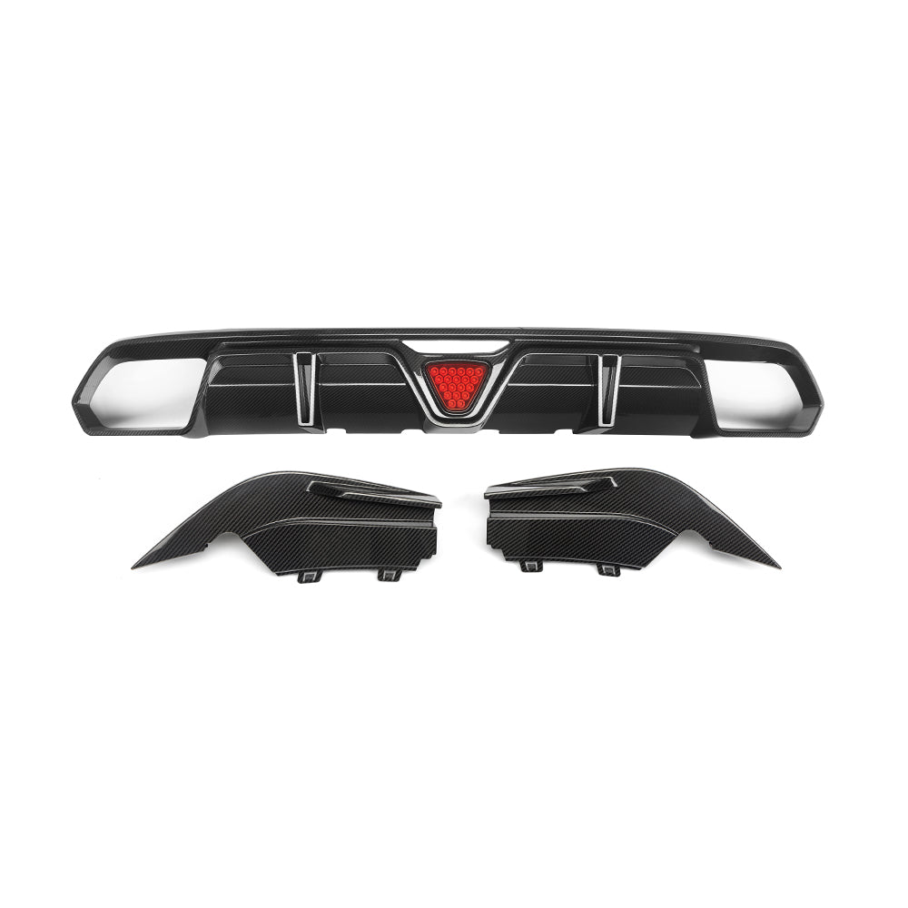 SOOQOO SQ Style Prepreg Carbon Fiber Rear Diffuser Compatible With BMW Z4 (G29)