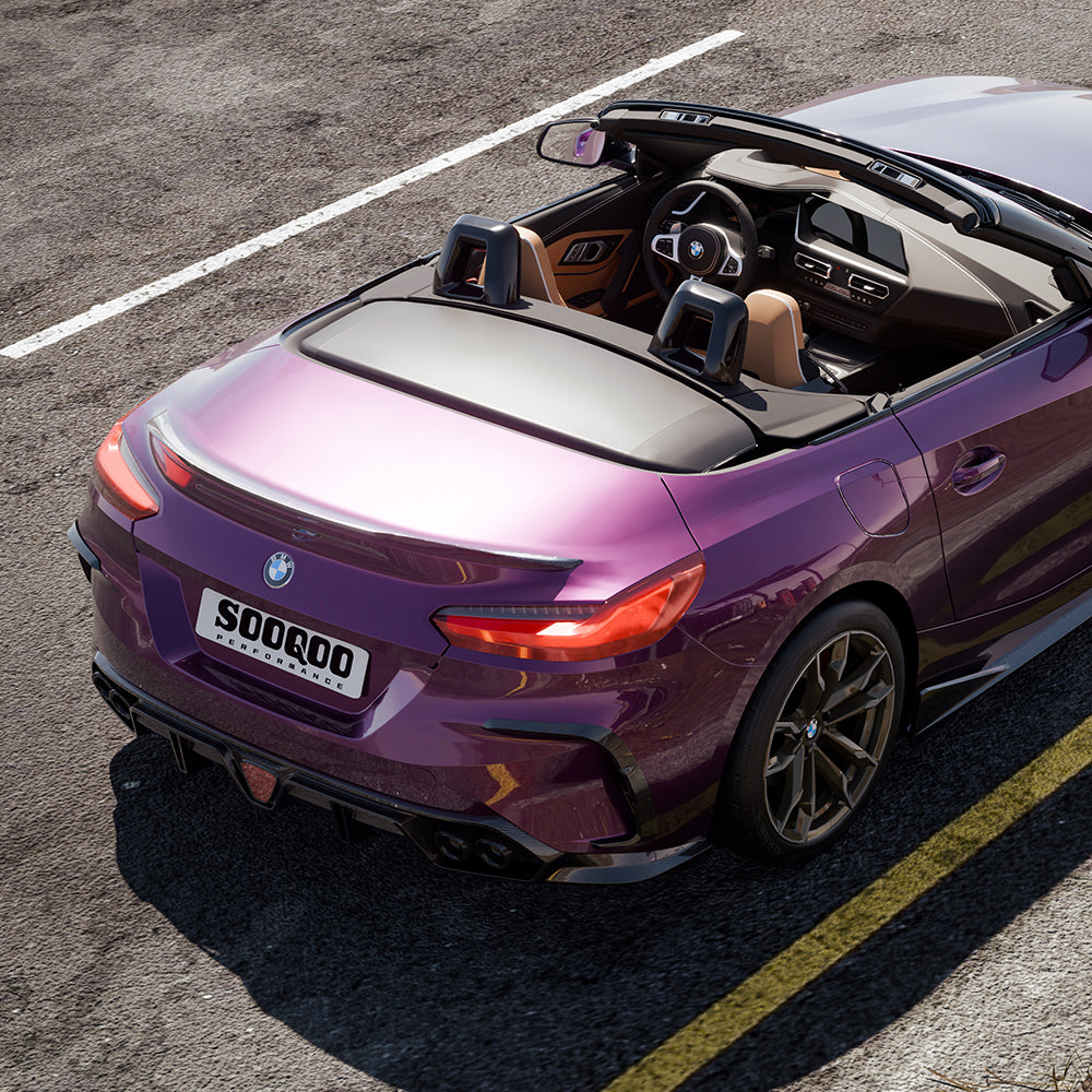 SOOQOO SQ Style Prepreg Carbon Fiber Rear Diffuser Compatible With BMW Z4 (G29)