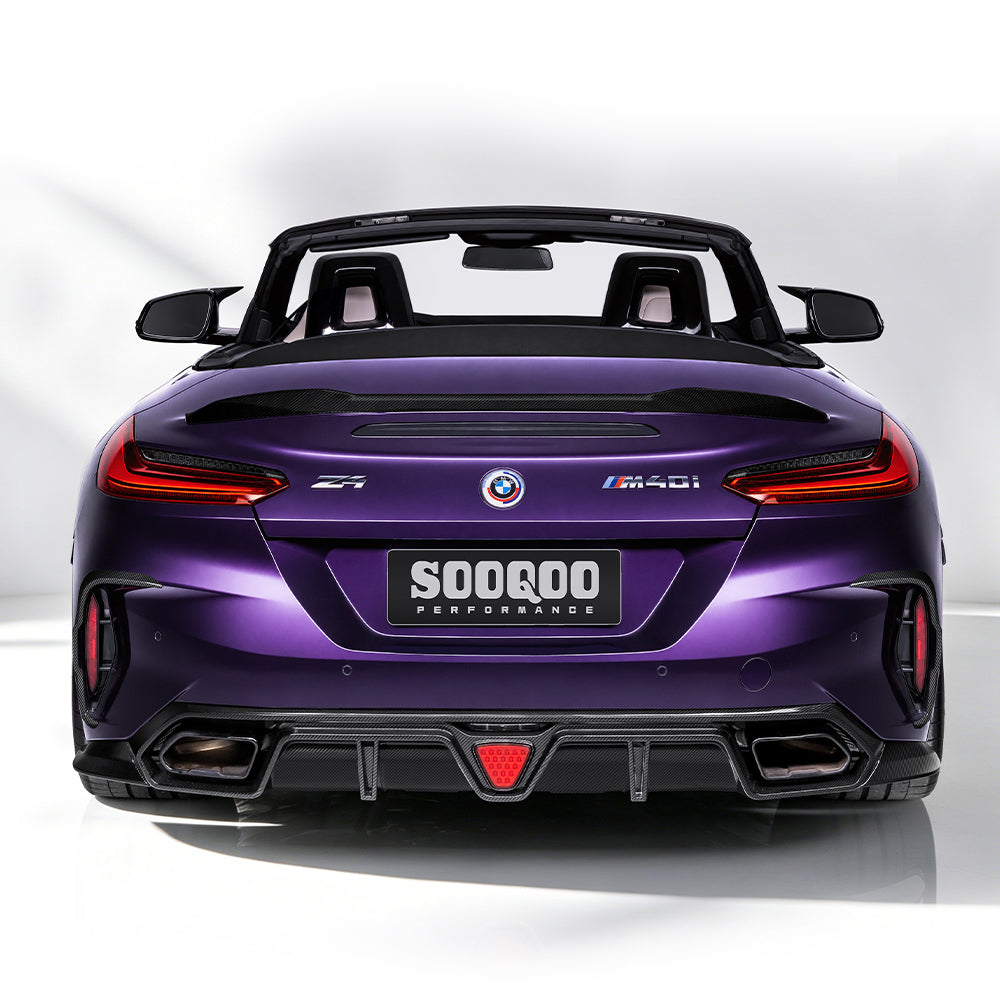 SOOQOO SQ Style Prepreg Carbon Fiber Rear Spoiler Compatible With BMW Z4 (G29)
