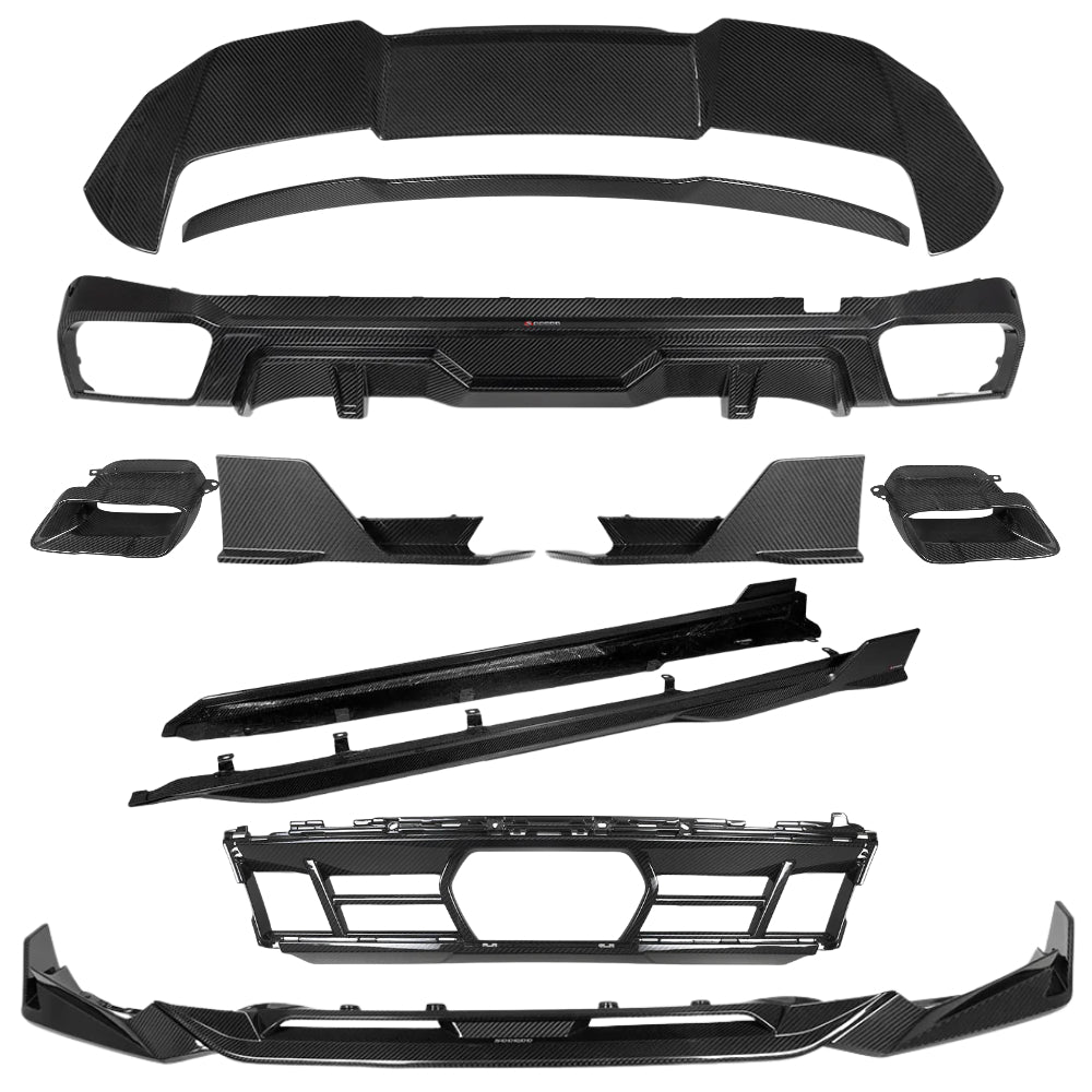 SOOQOO Carbon Fiber Body Kit Compatible With BMW X5 LCI (G05)