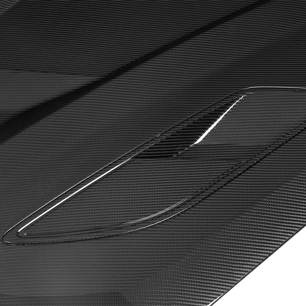 SOOQOO Prepreg Carbon Fiber Vented Hood Compatible With BMW X5M (F95/F95 LCI)