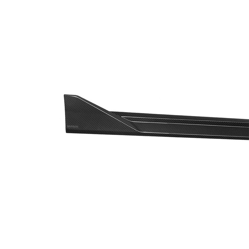 SOOQOO Prepreg Carbon Fiber Side Skirts Compatible With BMW X7 (G07/G07 LCI)