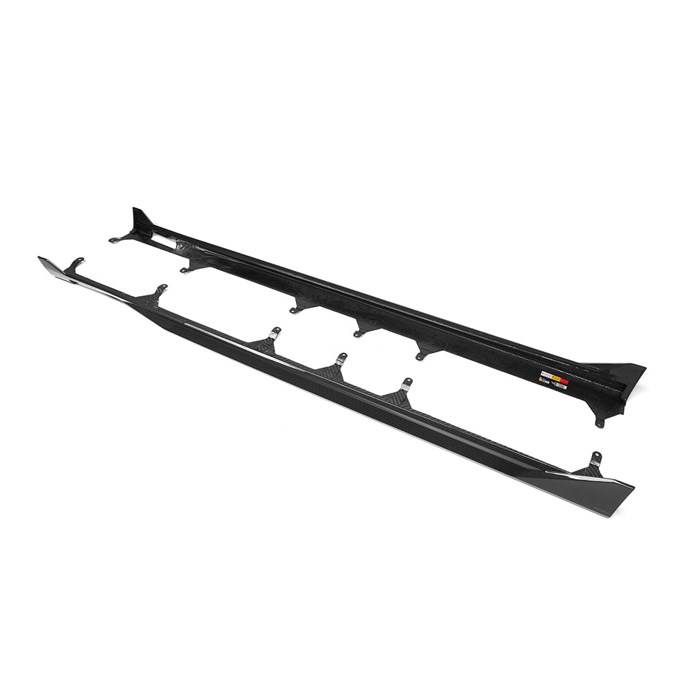 SOOQOO Prepreg Carbon Fiber Side Skirts Compatible With BMW X7 (G07/G07 LCI)