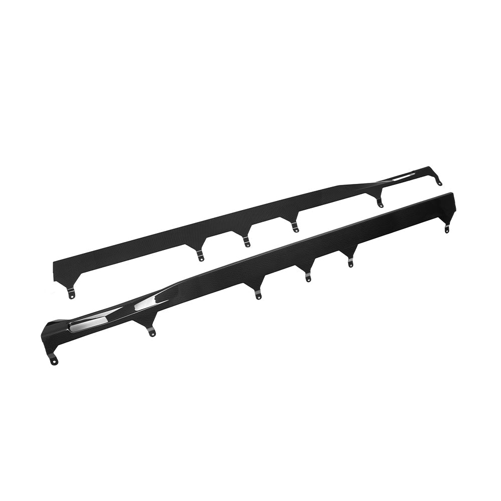 SOOQOO Prepreg Carbon Fiber Side Skirts Compatible With BMW X7 (G07/G07 LCI)