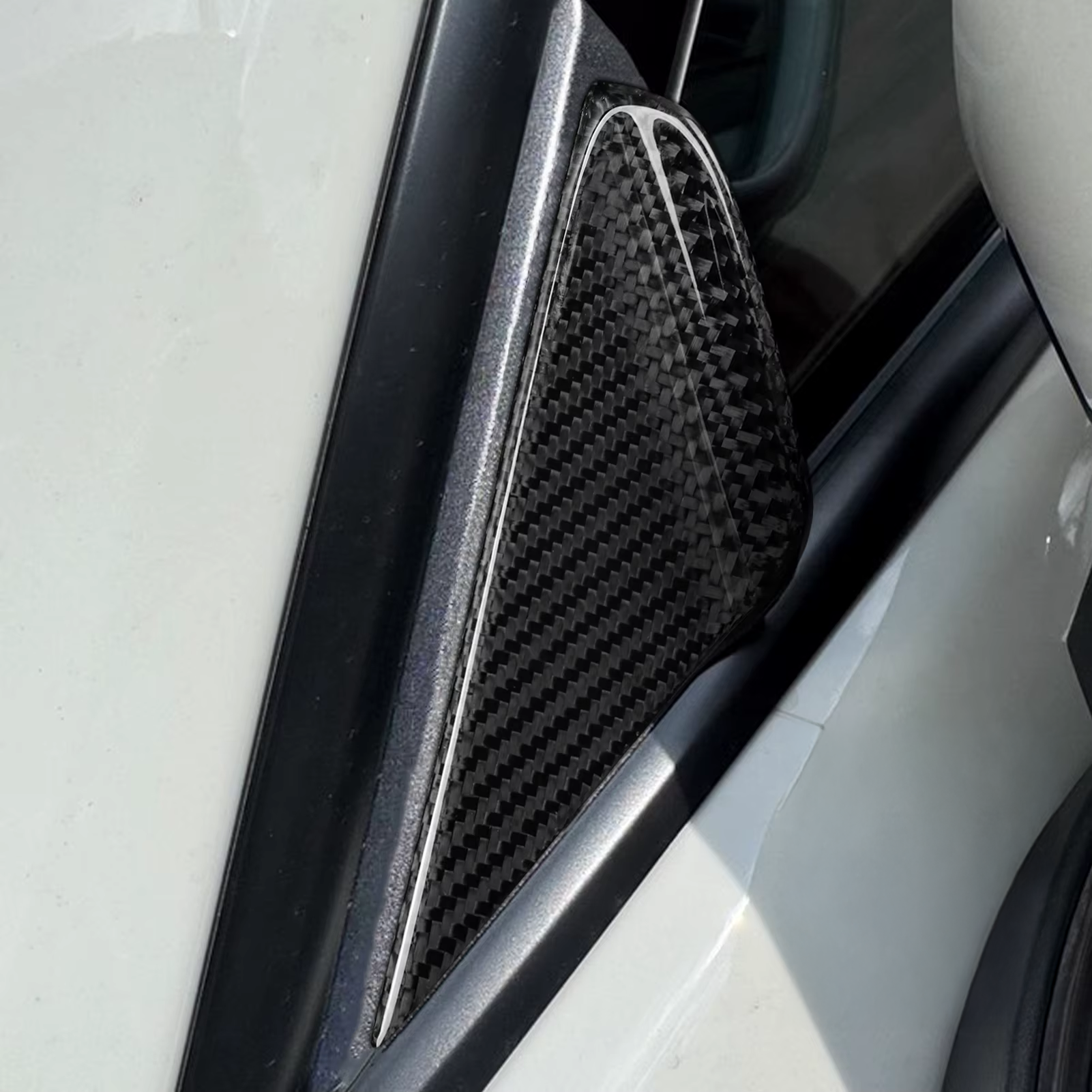 A-Pillar Anti-Wind Buffeting Kit Carbon Fiber Cover Compatible With Porsche Carrera/Targa/Convertible 911 (992.1/992.2)