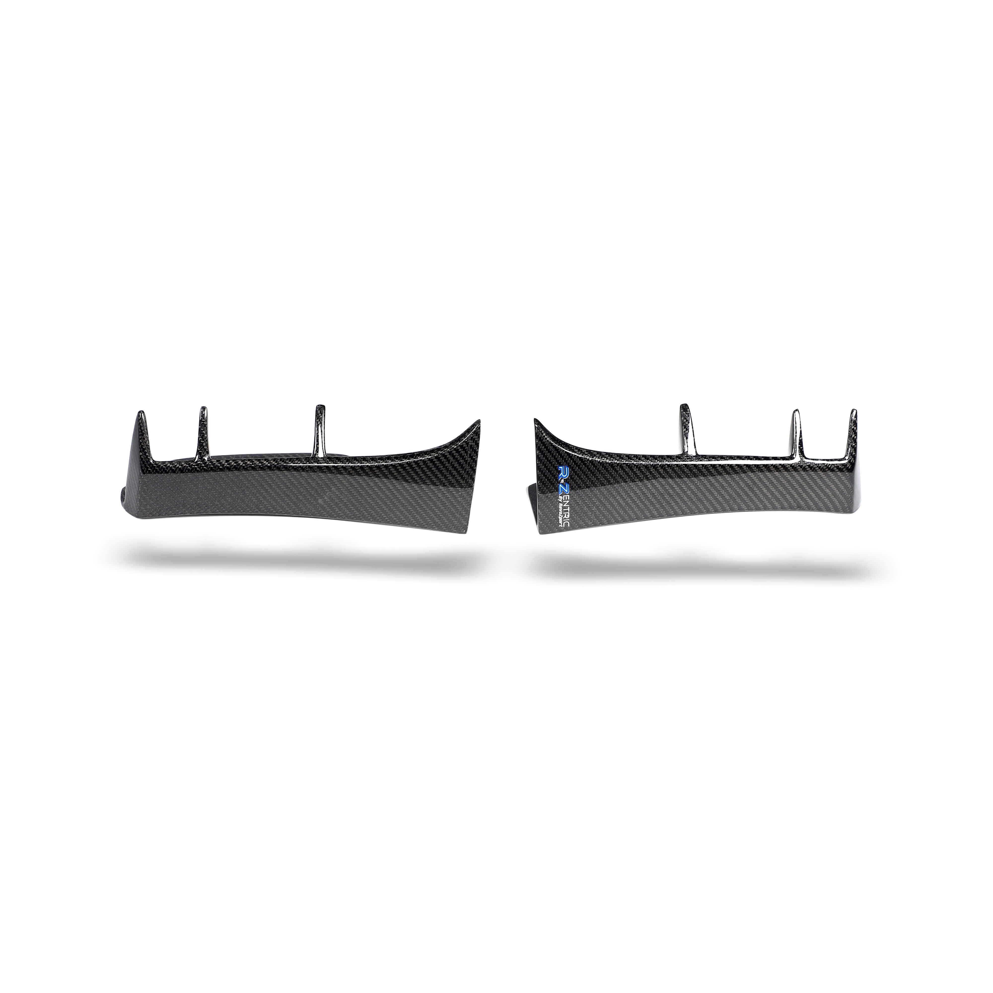RevoZport Carbon Fiber Front Lip Compatible With Tesla Model Y 2021-2024