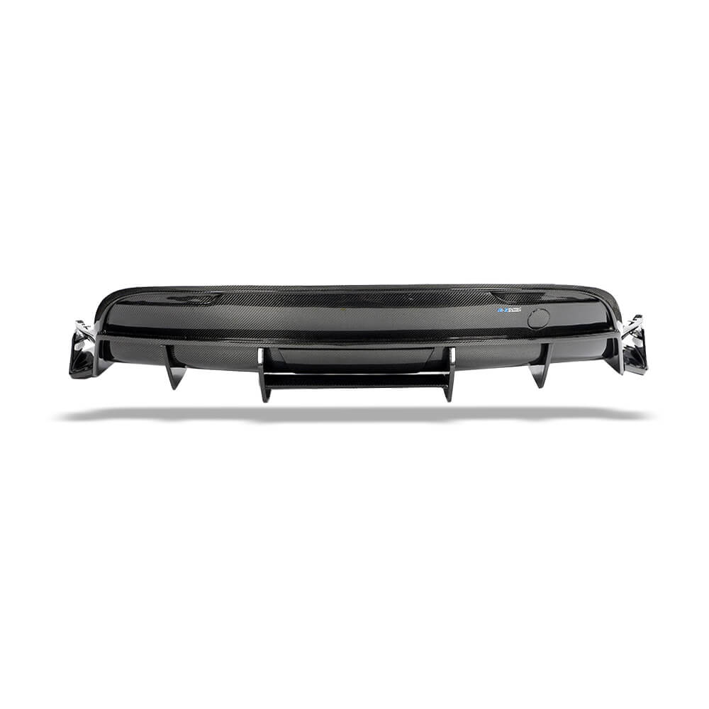 RevoZport Carbon Fiber Rear Diffuser Compatible With Tesla Model Y 2021-2024