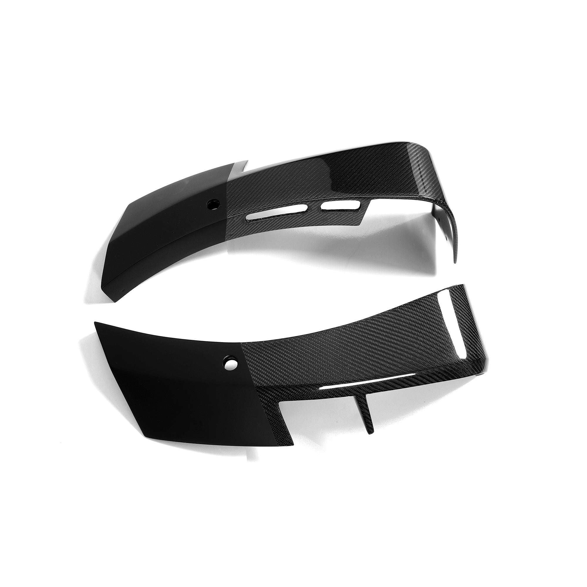 RevoZport Carbon Fiber Wheel Arch Cover Trims Compatible With Tesla Model Y 2021-2024