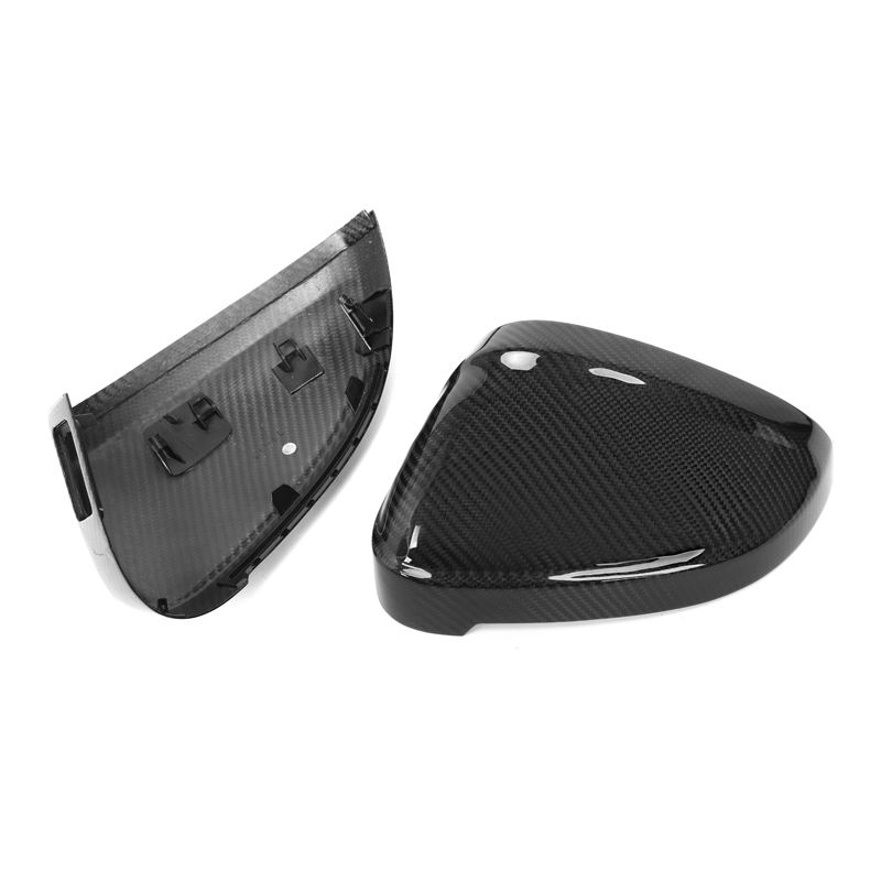 Coques de rétroviseurs de remplacement en fibre de carbone OEM+ compatibles avec Audi A4/S4/RS4 (B9/B9.5)