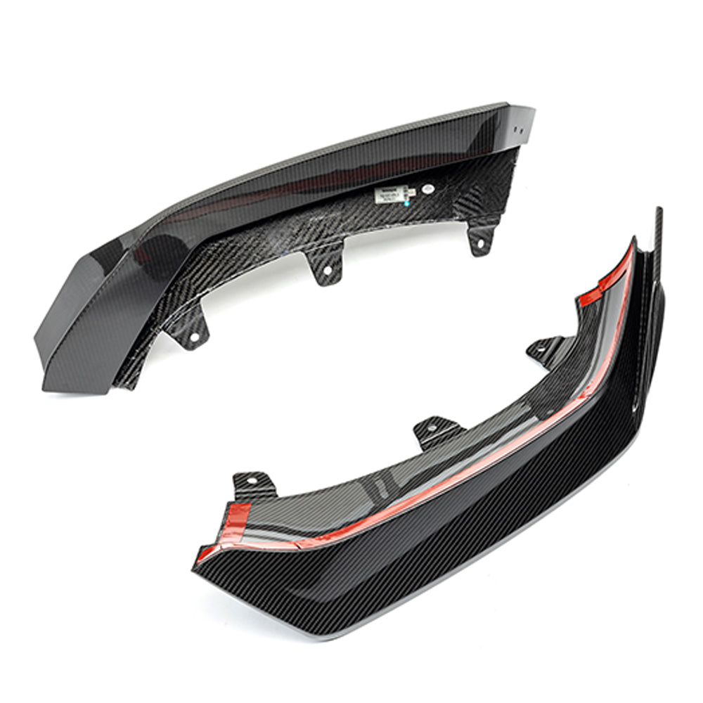 SOOQOO Prepreg Carbon Fiber Front Lip Compatible With BMW X6 (G06)
