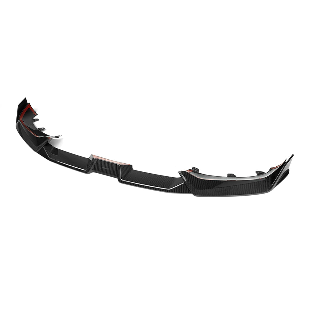 SOOQOO Prepreg Carbon Fiber Front Lip Compatible With BMW X6 (G06)