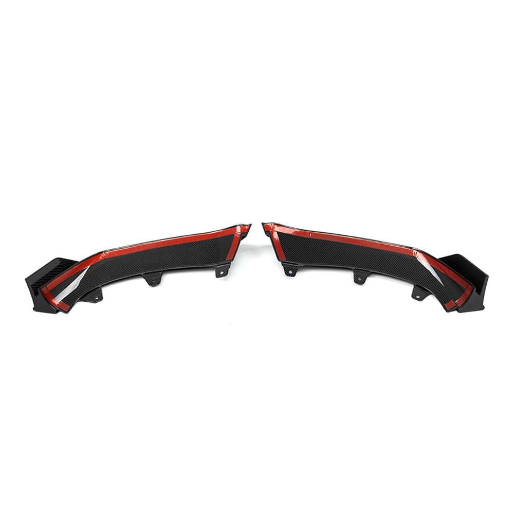 SOOQOO Prepreg Carbon Fiber Front Lip Compatible With BMW X6 (G06)