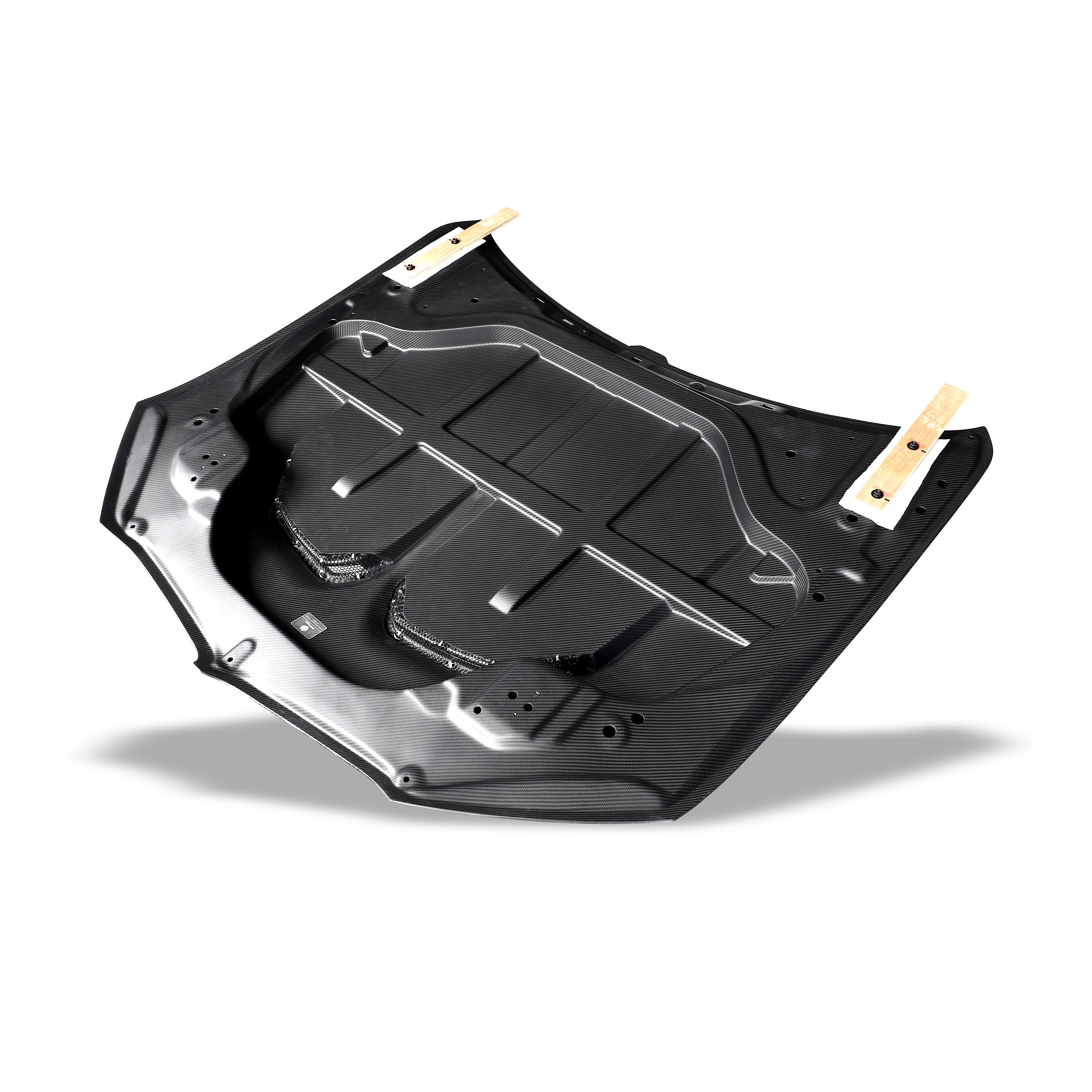 RevoZport Carbon Fiber Hood Compatible With BMW X6M F96 PRE LCI