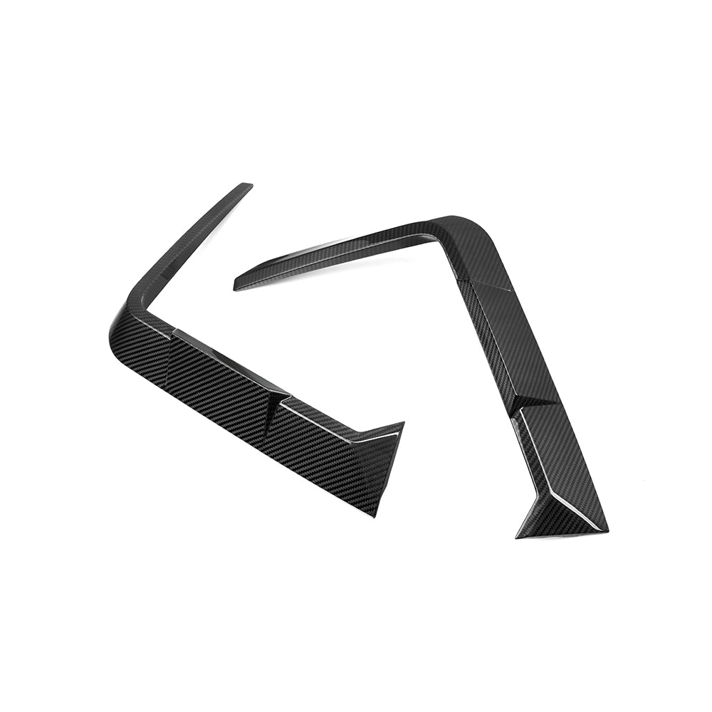 SOOQOO Prepreg Carbon Fiber Rear Bumper Inserts Compatible With BMW XM (G09)