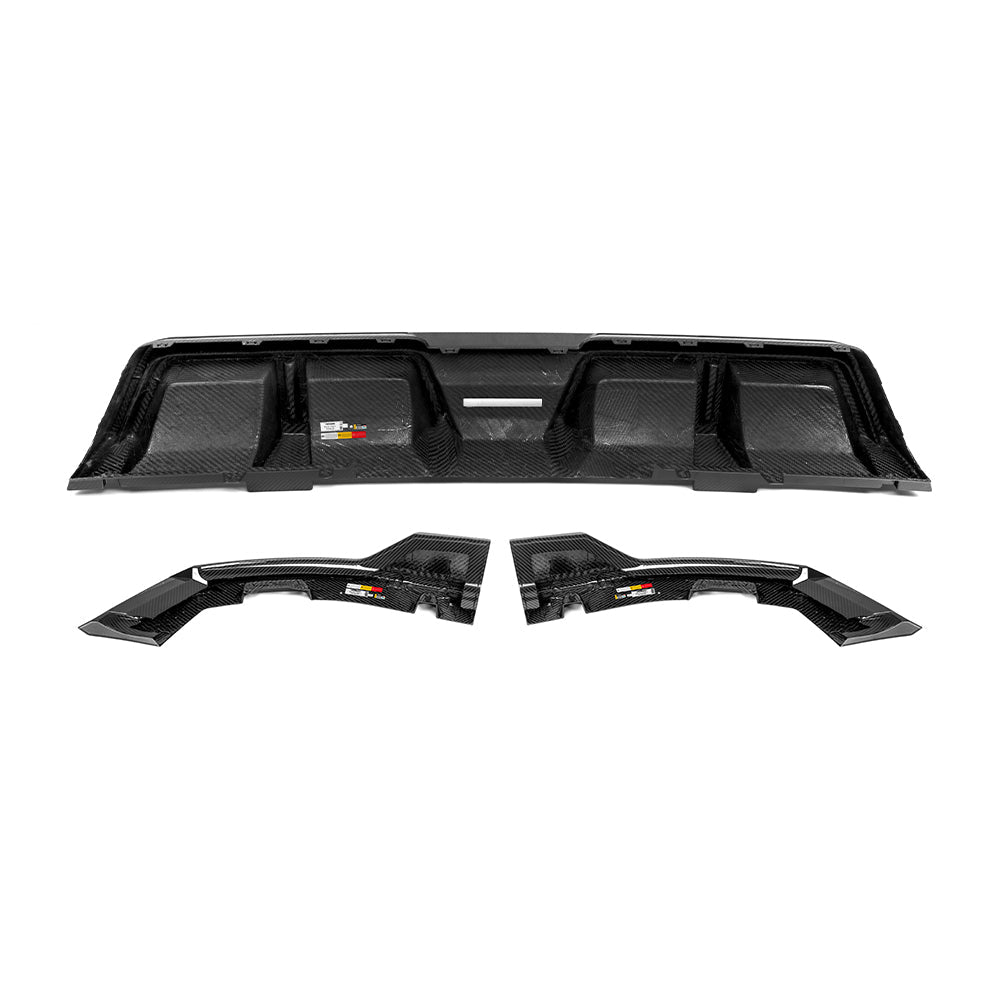 SOOQOO Prepreg Carbon Fiber Rear Diffuser Compatible With BMW XM (G09)