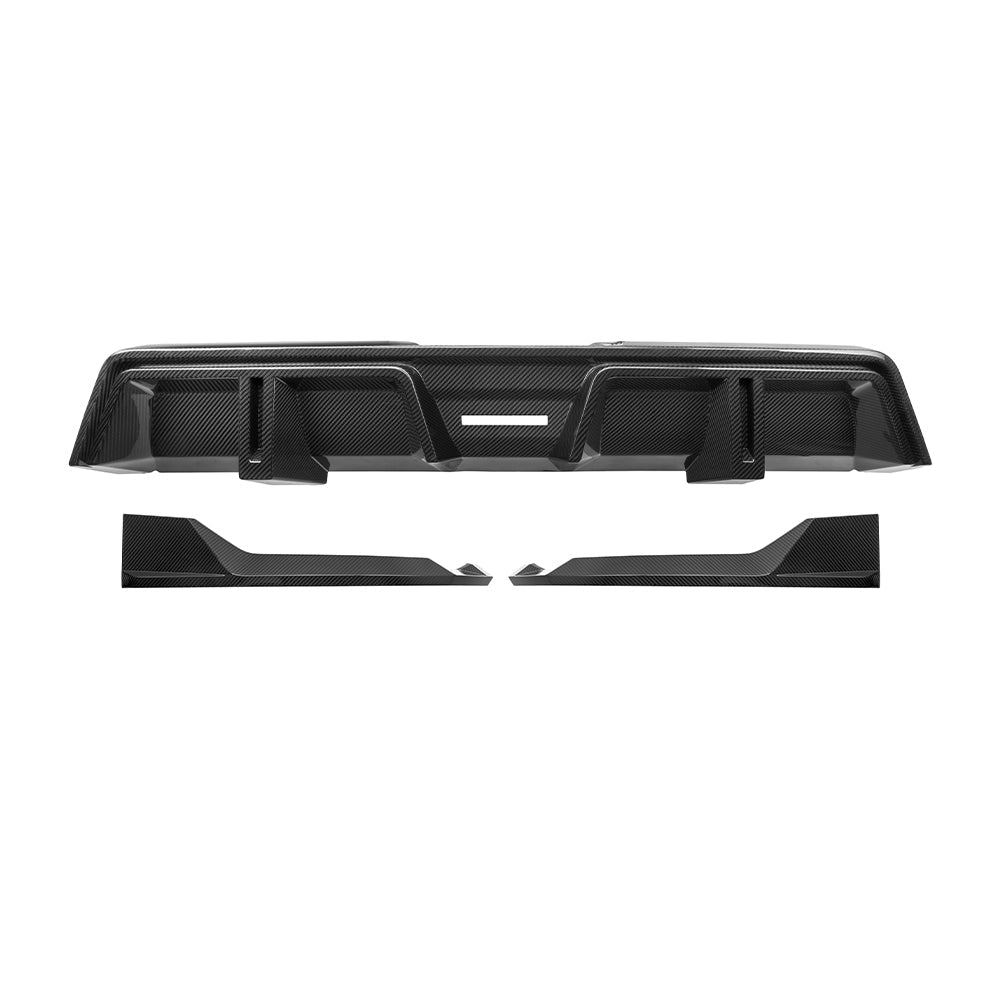 SOOQOO Prepreg Carbon Fiber Rear Diffuser Compatible With BMW XM (G09)