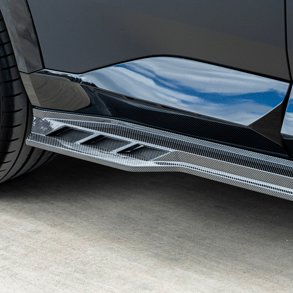 SOOQOO Prepreg Carbon Fiber Side Skirts Compatible With BMW XM (G09)